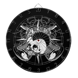 Punk spiken för gitarrer för ro för piltavla