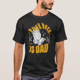 Punk Sten är Pappa | Retro Metall Händer T Shirt