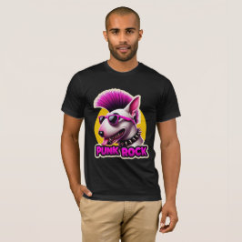 PUNK STEN BULL TERRIER-LILA 3 T SHIRT