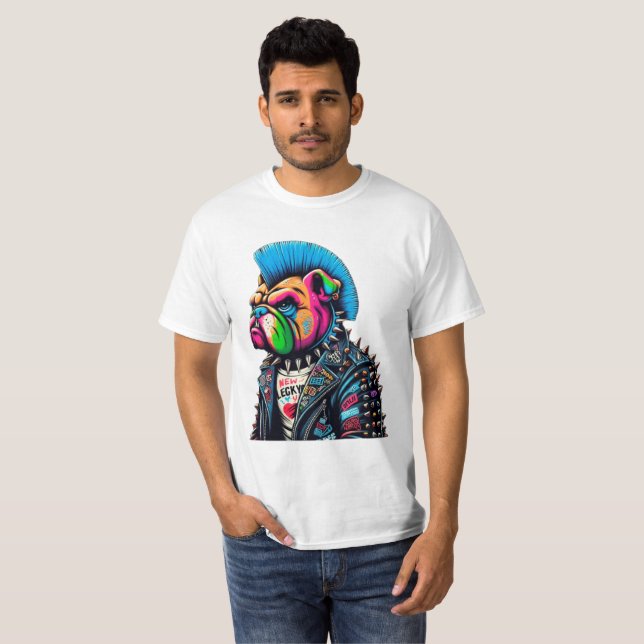 PUNK STEN CITY 13 T SHIRT (Hel framsida)