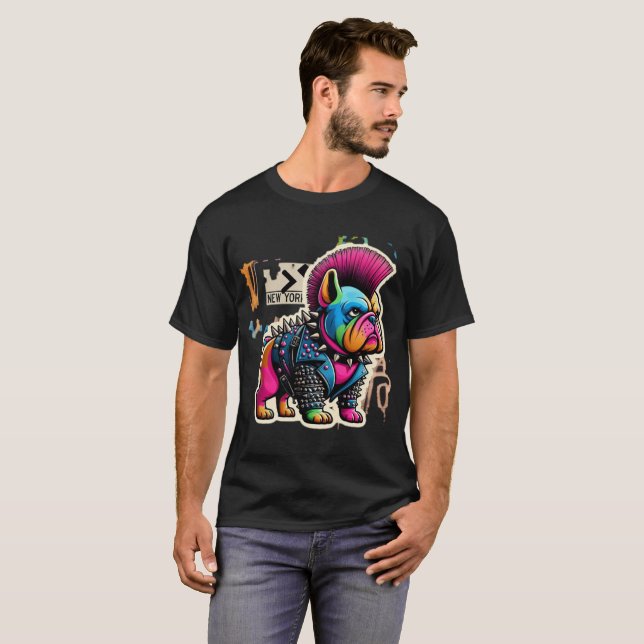 PUNK STEN CITY 4 T SHIRT (Hel framsida)