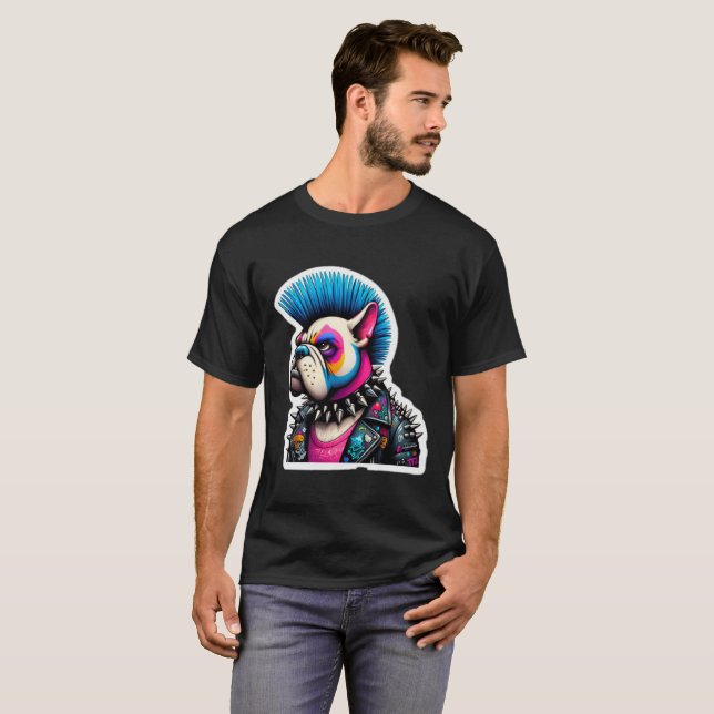 PUNK STEN CITY 8 T SHIRT (Hel framsida)