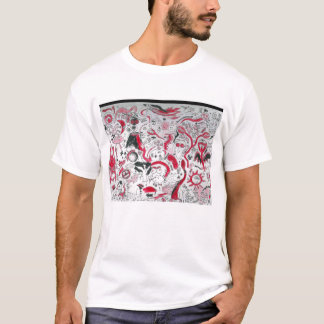 Punk Sten Doodle #3 Vampire i FÄRG T Shirt