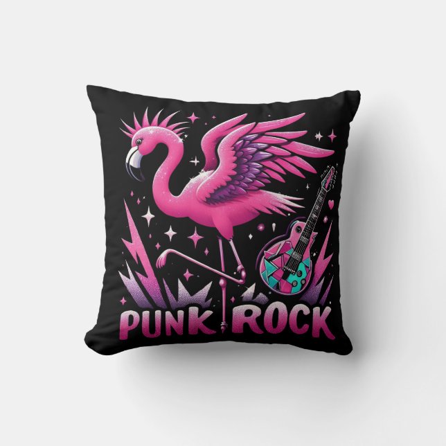 punk sten,Flamingo sten Kudde (Framsida)