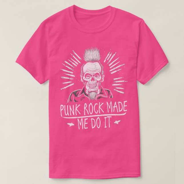 Punk Sten gjorde det T Shirt (Design framsida)