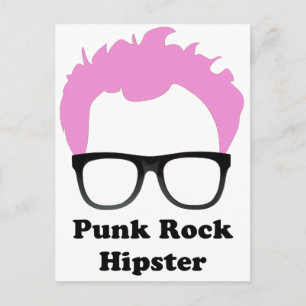 Punk Sten Hipster Vykort