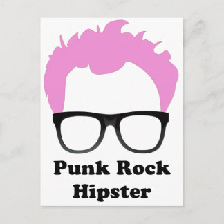 Punk Sten Hipster Vykort