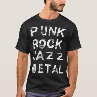 punk sten jazz metall t shirt