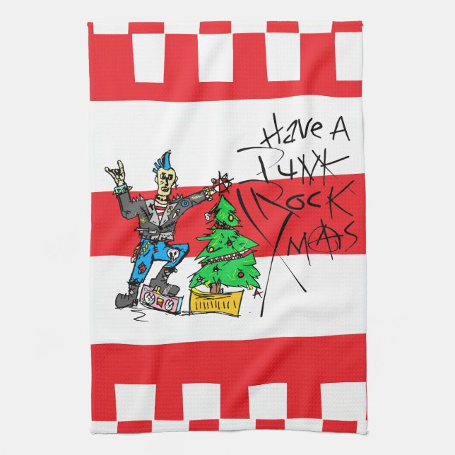 PUNK STEN JULAFTON KÖKSHANDDUK (Vertikal)