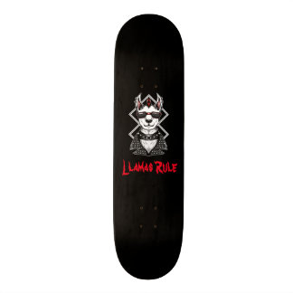 Punk Sten Llamas-regel Mini Skateboard Bräda 18,5 Cm