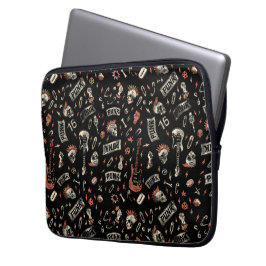 Punk Sten Mönster - djärv och rebellisk Laptop Fodral