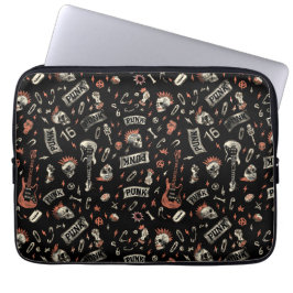 Punk Sten Mönster - djärv och rebellisk Laptop Fodral