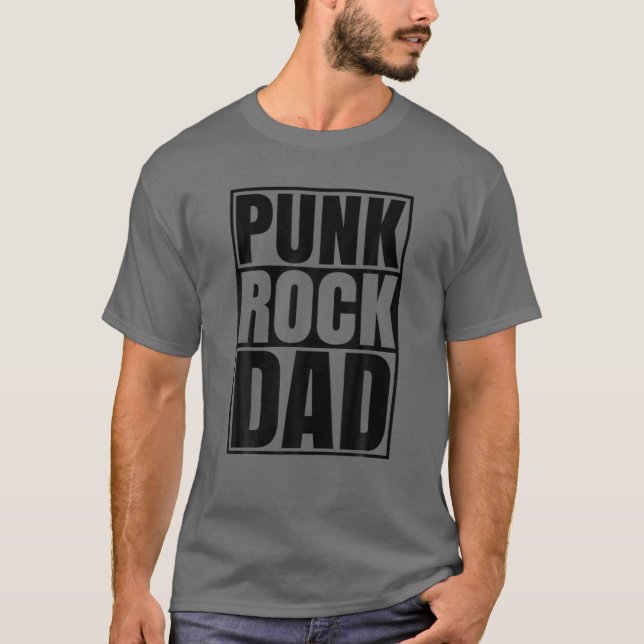 Punk Sten Pappa Tattoos Punker Rocker ska Band Fat T Shirt (Framsida)