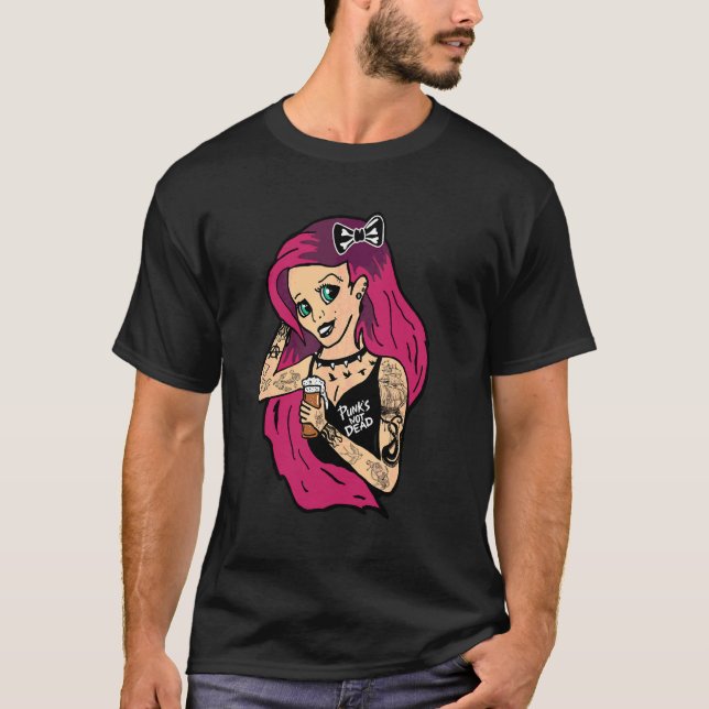 Punk Sten Princess T Shirt (Framsida)