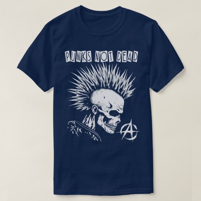 Punk Sten Punks är inte död T Shirt (Design framsida)