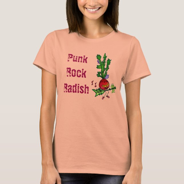 Punk Sten Radish, burnit Tee (Framsida)