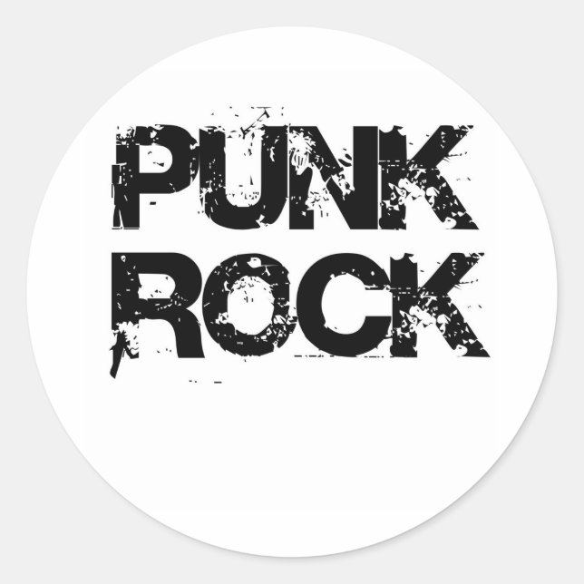 PUNK STEN RUNT KLISTERMÄRKE (Framsida)