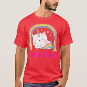 Punk Sten Sarcastic Rainbow Funny Unicorn Punk M T Shirt