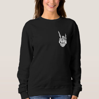 Punk Sten Skeleton Coola Rocker Halloween Manar Kv T Shirt
