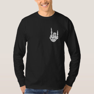 Punk Sten Skeleton Coola Rocker Halloween Manar Kv T Shirt