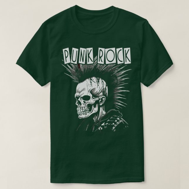 Punk Sten Skull T Shirt (Design framsida)