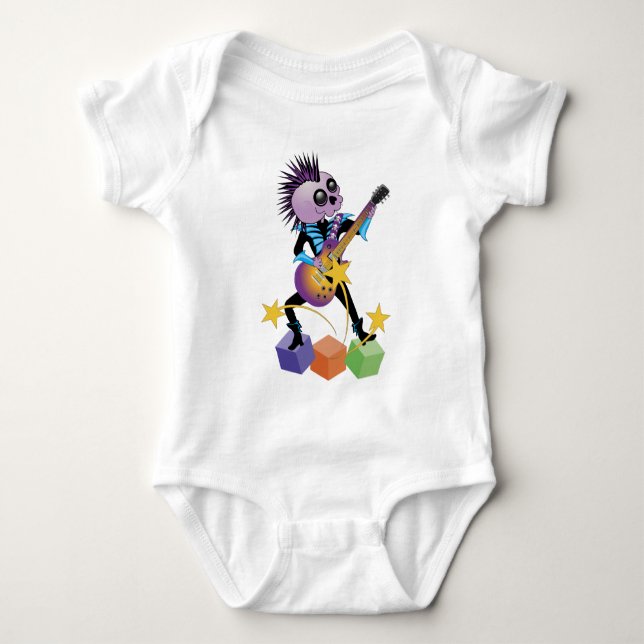 Punk Sten Skull Tee Shirt (Framsida)
