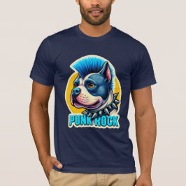 PUNK STEN STAFFY-BLUE 2 T SHIRT