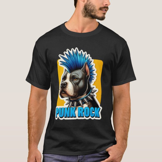 PUNK STEN STAFFY-BLUE 4 T SHIRT (Framsida)