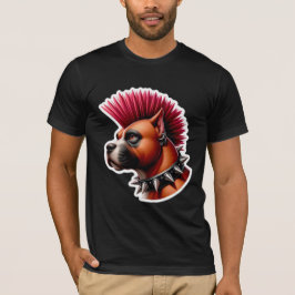 PUNK STEN STAFFY-RED 2 T SHIRT