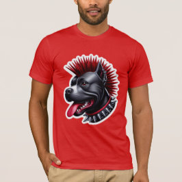 PUNK STEN STAFFY-RED 4 T SHIRT