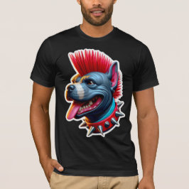 PUNK STEN STAFFY-RED T SHIRT