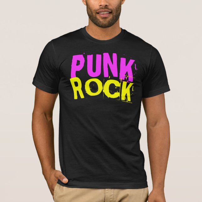 Punk sten t-shirt (Framsida)