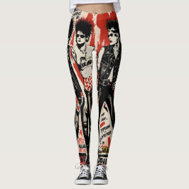 Punk Sten Vintage Leggings