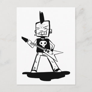 Punk sten vykort