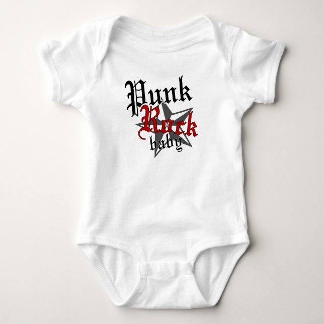Punk stenbaby t-shirt (Framsida)