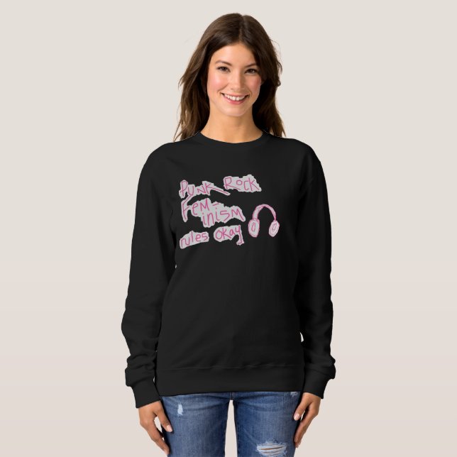 Punk stenfeminism tee (Hel framsida)