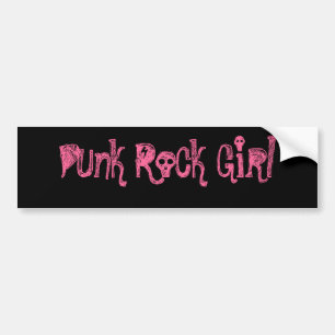 Punk stenflickabildekal bildekal