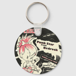 Punk stenlegend för PEBBLES™ Nyckelring