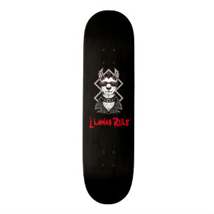 Punk stenLlamas härskar Mini Skateboard Bräda 18,5 Cm