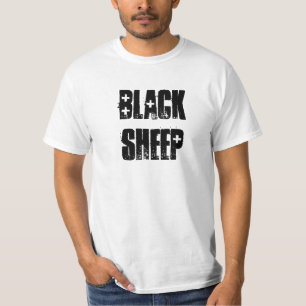 Punk stensvartfår tee shirt