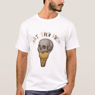 Punk stil äter den rika vintagedesignen t shirt