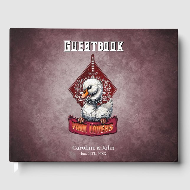 Punk Svan: Fjäderfärebellen. Gästböcker (Framsida)