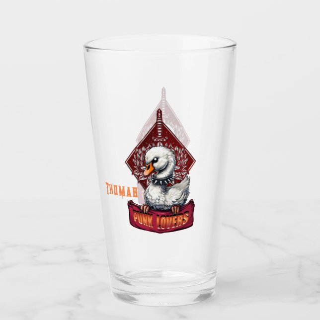 Punk Svan: Fjäderfärebellen. Glaskopp (Framsida)