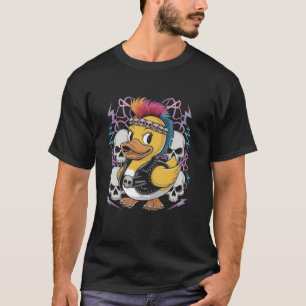 Punk T-shirt Män Kvinnor Anka Rock Anka Anarki P