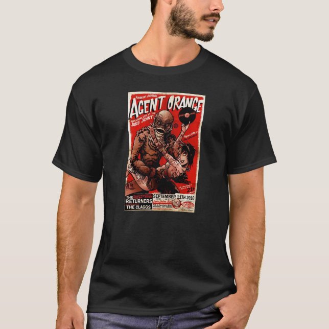 Punk T-tröja för agentorange"varelse" Tee (Framsida)