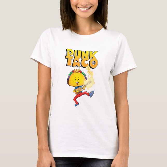 PUNK TACO Classic Womens T Shirt (Framsida)