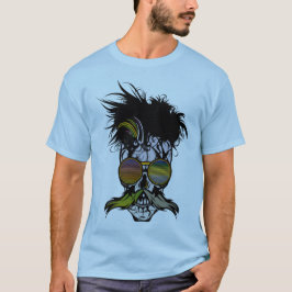punk_tete_de_mort_crane_lunette_de_soleil_moustach t shirt