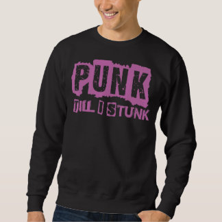Punk till I Sunk gotiic Goth-konsert 1 Lång Ärmad Tröja