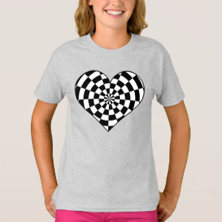 Punk Valentine-hjärta T-shirt