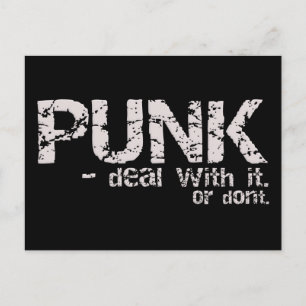 PUNK vykort